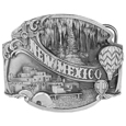 New Mexico Antiqued Belt Buckle